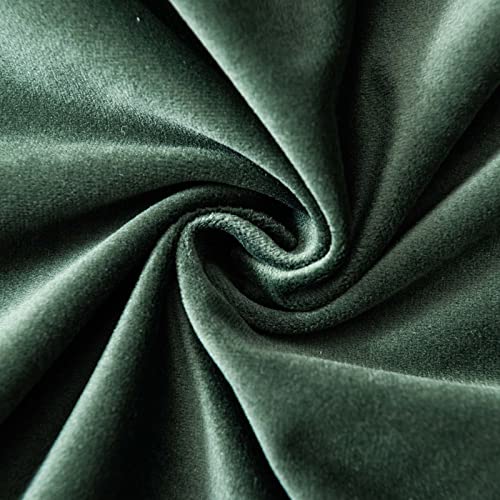 Image of JUSPURBET 26x26 Decorative Velvet Throw Pillow Covers Set of 2,Army Green | Cozy Soft Cushion Covers Cases with Hidden Zipper for Couch Sofa Bed Living Room Bedroom Christmas Decor