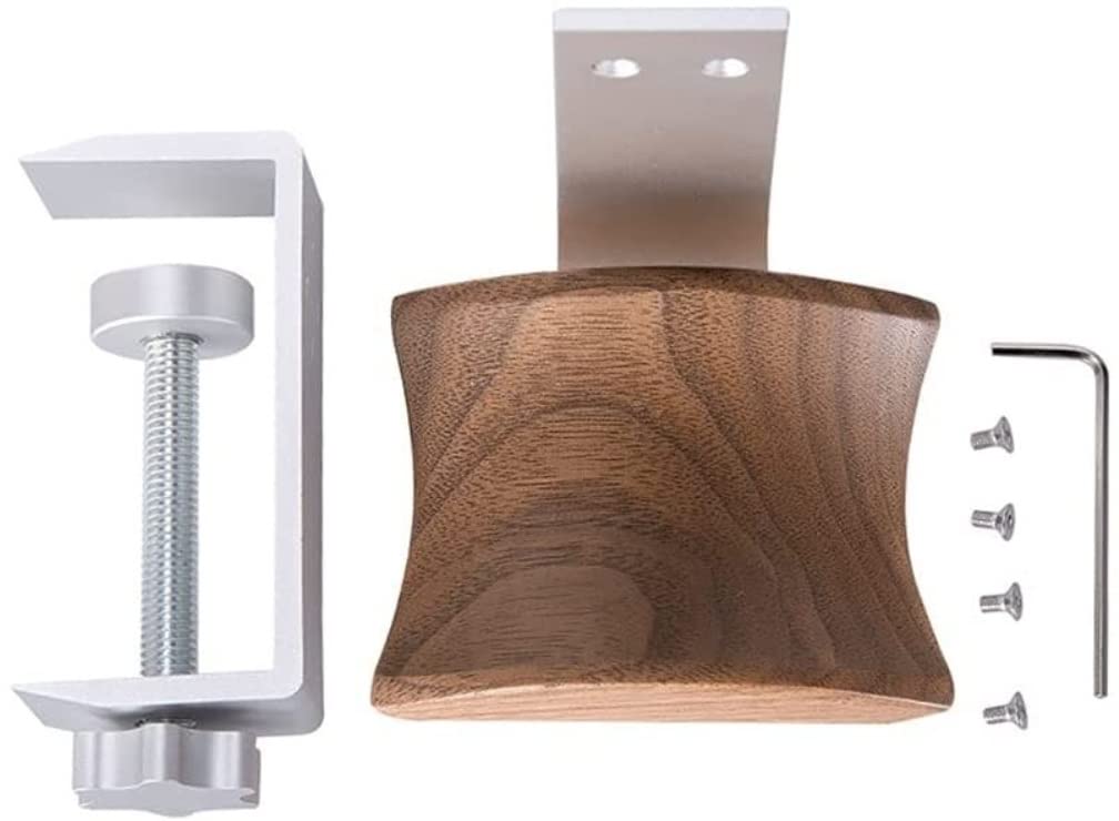 Stand Cuffie Supporto per Cuffie Supporto per Cuffie in Legno Appendiabiti per Cuffie Espositore per Cuffie Accessori per Tavoli da Gioco Supporto Cuffie (Blue : Blue,Silver, Size : Walnut)