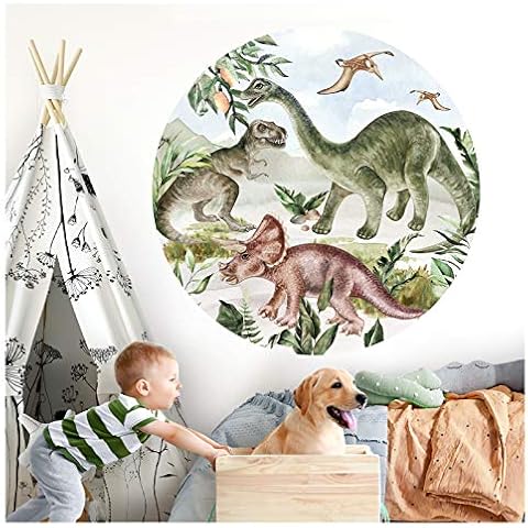 Little Deco WTD - Adhesivo decorativo de pared con diseño de dinosaurios Cover