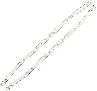 HABITZ 578mm 6LEDs New TV's LED Compatible with BBK 32LEM-1059/T2C 32LEX-5043/T2C 32LEX-7143/TS2C Backlight Strips Band Rulers MS-L2082 V1 V2 LA021 (Color : 2 Pieces for 1TV)