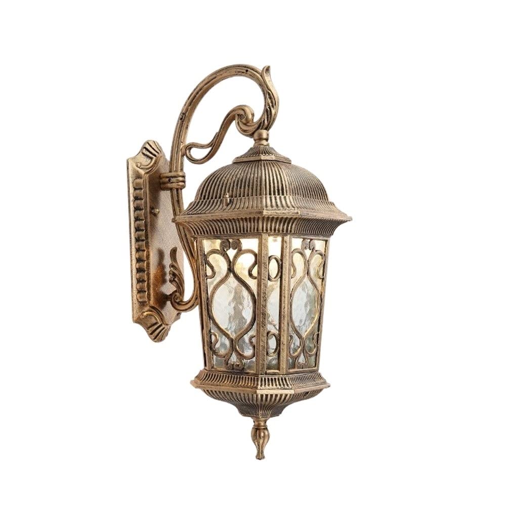 Lumière murale d'extérieur étanche et rustique pour éclairage de jardin