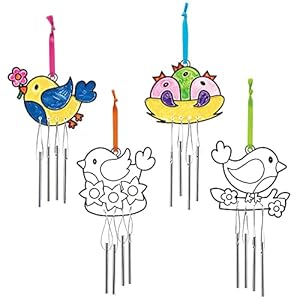 Baker Ross FC691 Wiatraczki dla Dzieci 4 szt.