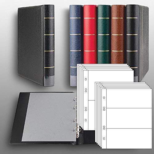 Prophila Luxus-Ringbinder with 20 Sleeves for 50 banknotes Cover
