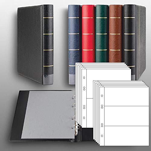 Prophila Luxus-Ringbinder with 20 Sleeves for 50 banknotes