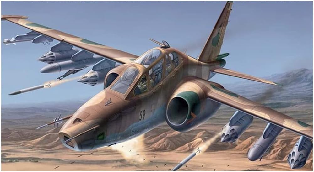 セマー Semar SMC48858 Iran Air Force Su-25UB/UBK Frogfoot Double Seated Plastic Model