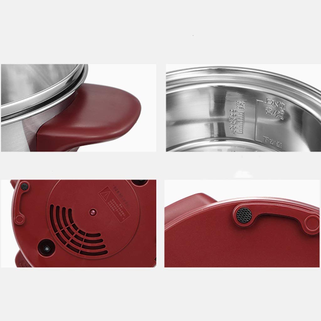 Vaporera multifunción for el hogar, vaporera pequeña de Acero Inoxidable de Gran Capacidad, Apagado automático, Verduras al Vapor Multicapa