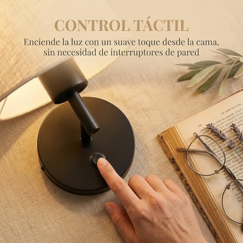 Aplique de pared Barcelona LED Classic RIGA E27 con interruptor 7