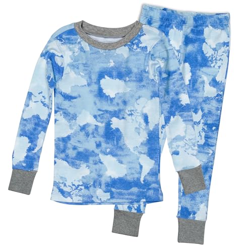 Image of HonestBaby baby-boys 2-piece Pajamas Sleepwear Pjs 100% Organic Cotton for Baby, Toddler, Kids, Boy