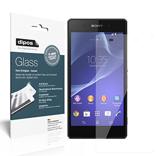 dipos I 2X Protector de Pantalla Compatible con Sony Xperia Z2 Vidrio Flexible Cristal Proteccion 9H