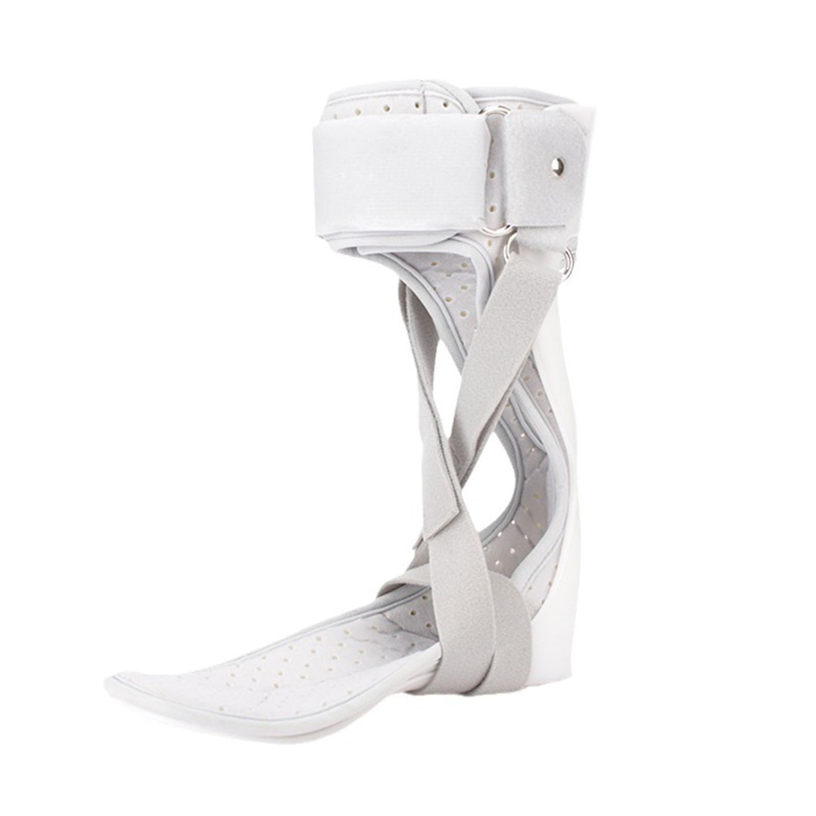 CAFIEDR Ankle and Foot Brace for Falling Foot, Suitable for Men and Women with Heel Spurs and Requiring Postoperative Recovery (Left, L-Left-M).