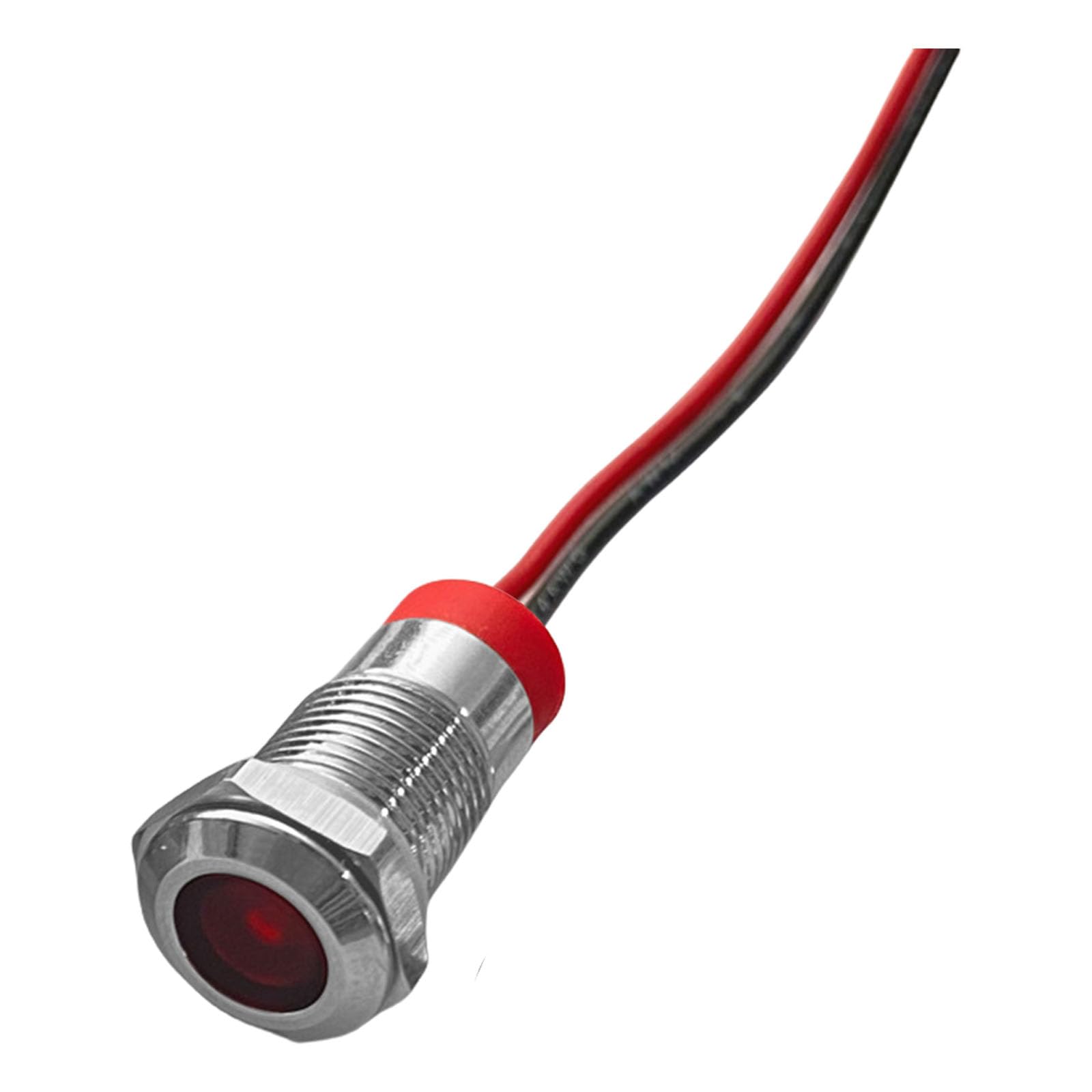 HZBB Resistant Metal Signals Indicators 220V Voltages LED Signals Light for Harsh Environment and Projects Waterproof Indicators Light Metal