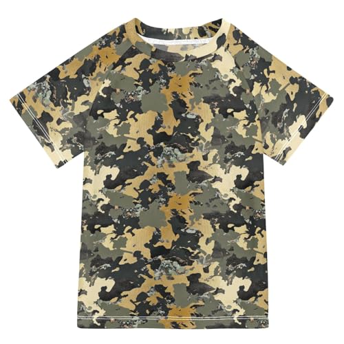 Kids Bathing Suits Girls Short Sleeve Teen Rash Guard Swimsuit