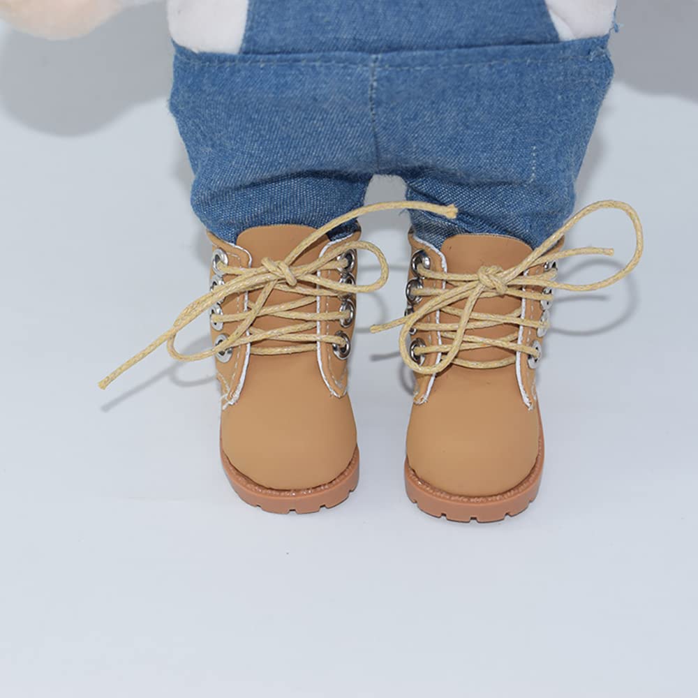 Chaussures Noires 5,4 Cm Pour Poupée Peluche 20 Cm – Niannyyhouse – Idée Cadeau Fan