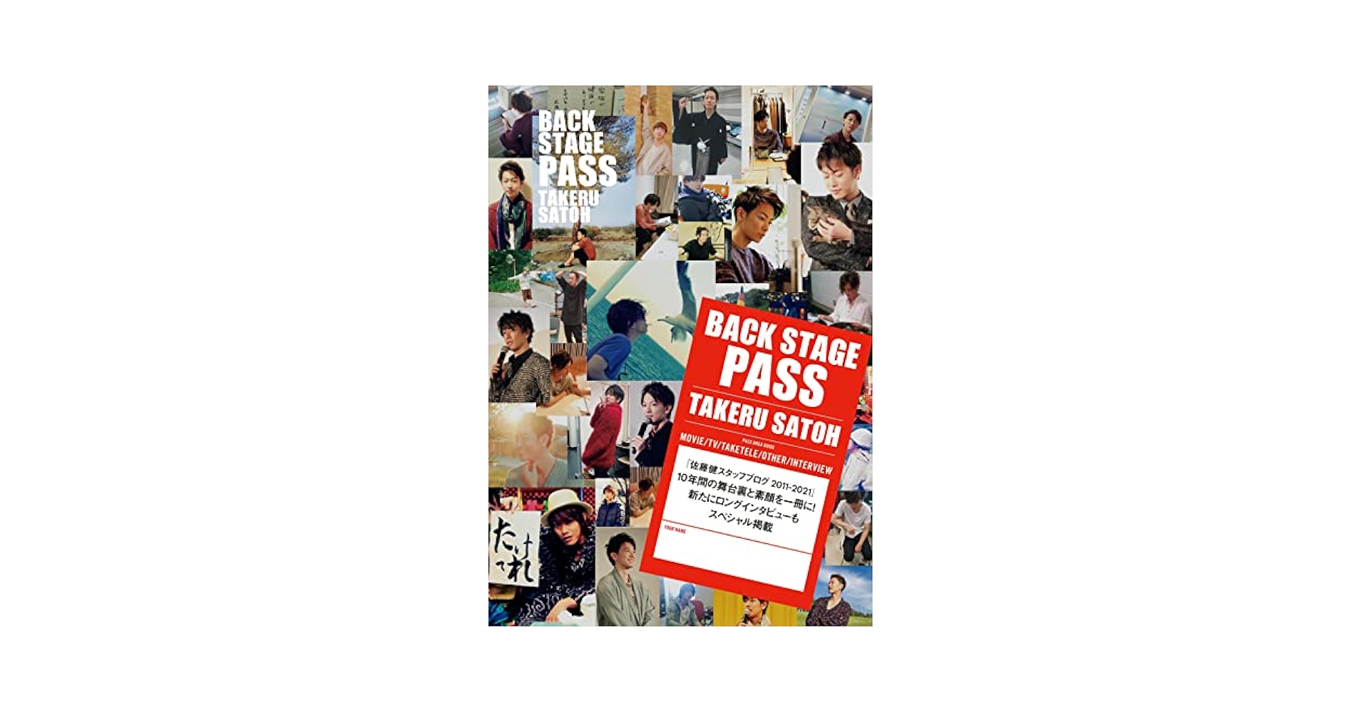Amazon.com: BACK STAGE PASS TAKERU SATOH: 9784334902834
