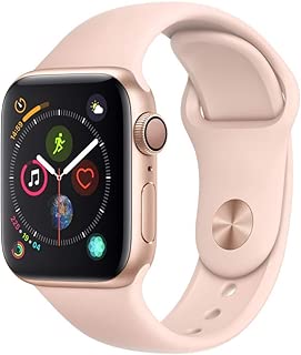 Apple Watch Series 4-40mm Gold Aluminum Case with Pink Sand Sport Band, GPS, watchOS 5