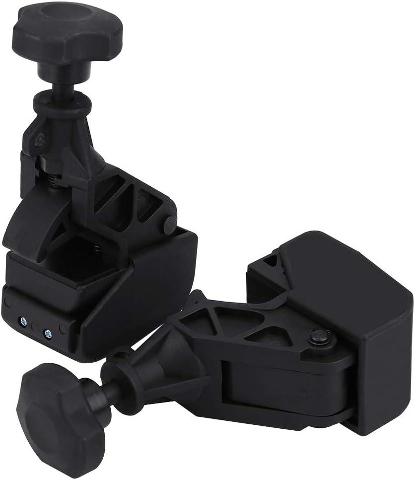Tire Changing Helper Durable Nylon Wheel Clamp Mount Tool for Easy Operation, 2pcs for Low and Run-Flat Tires, Nylon/Black