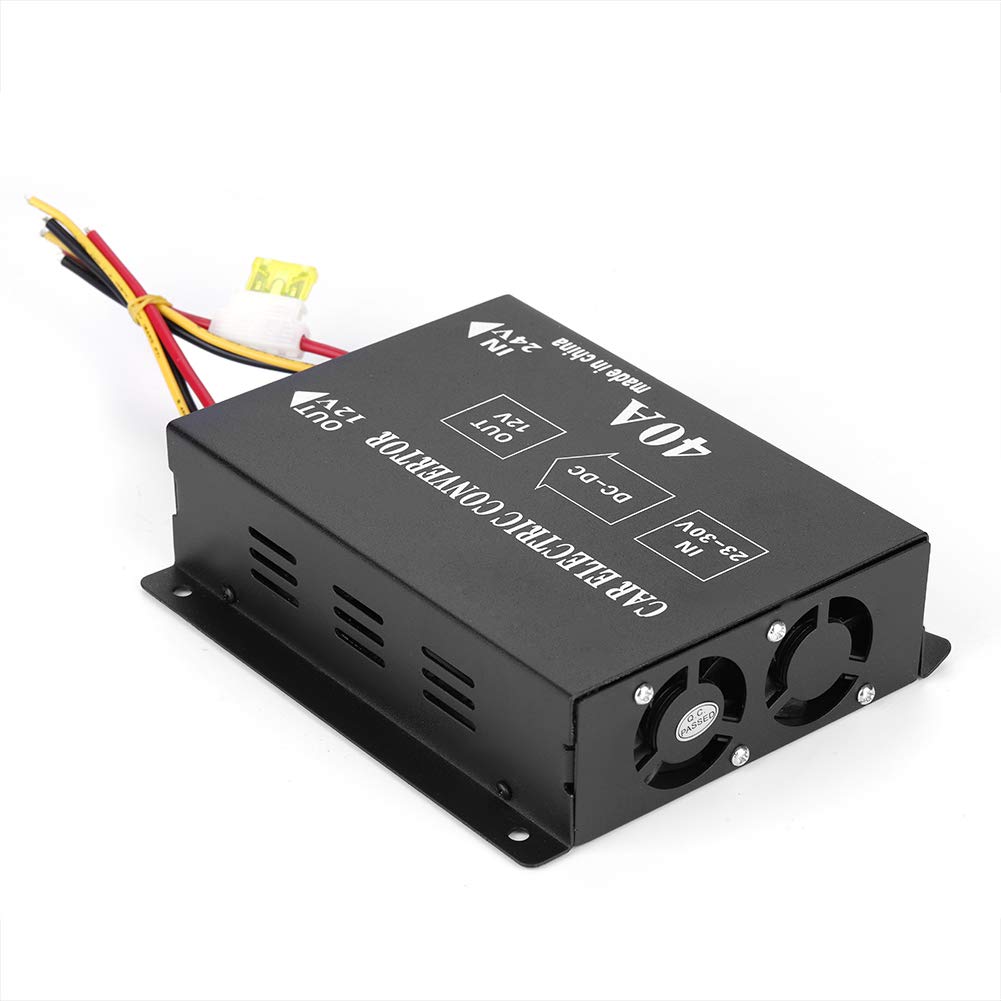 Cocoarm DC 24V na 12V Konwerter Mocy 240W Obudowa Metalowa Tryb (24 V do