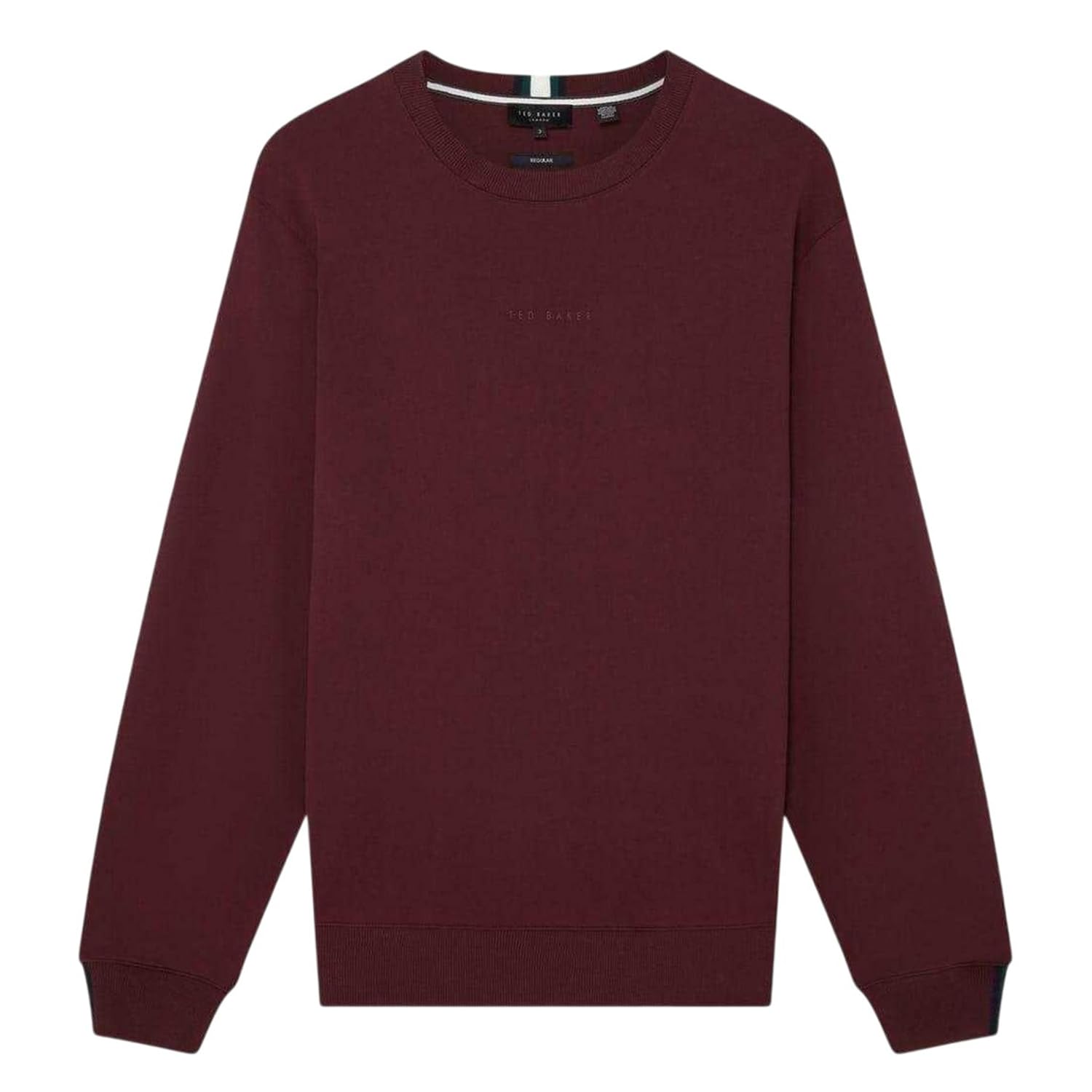 Ted Baker Men's Red Long-Sleeve Crew Tracksuit Top in Size L, Sports Direct