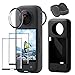 Produktbild DMNQ Insta360 Zubehör Insta360 X3 Linsenschutz Insta360 X3 Case, Insta360 X3 Silikonhülle Insta 360 X3 Lens Guard Linsenschutz und Displayschutz Insta360 One X3 Zubehör für Insta360 X3 Kamera