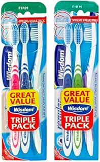 2 Packs x 3 Pcs Regular Plus Triple Firm Toothbrush