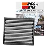 K&N VF2020 Washable & Reusable Cabin Air Filter Cleans and Freshens Incoming Air for your Ford Mustang
