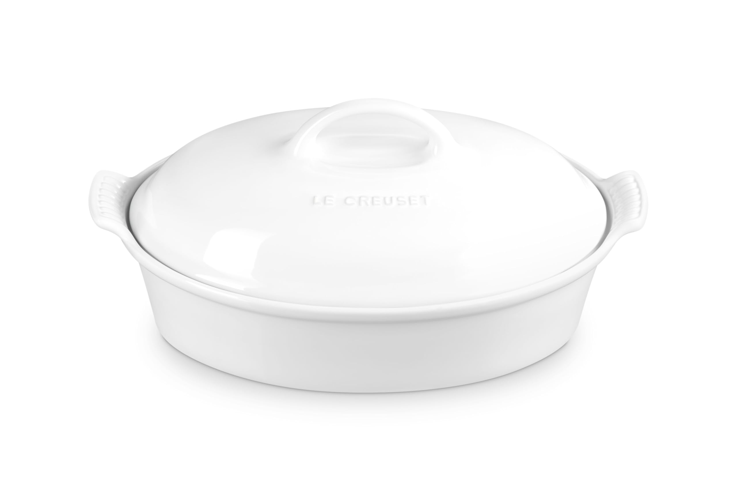 Amazon.com: Le Creuset Stoneware Heritage Covered Oval Casserole