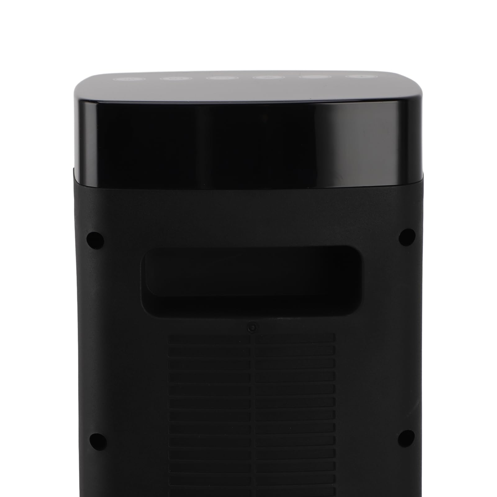 Fdit Calefactor Eléctrico Cerámico 1500W, Torre Oscilante 70° con Control Remoto, Termostato y Temporizador 1-9H, Apagado Automático, para Uso en Interiores Hogar Oficina (Enchufe europeo 220V)