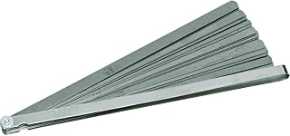 Proto J000TL 25-Blade Long Feeler Gauge Set - 1/2" x 12" Precision Blades, Decimal & Metric Etched, Made in USA