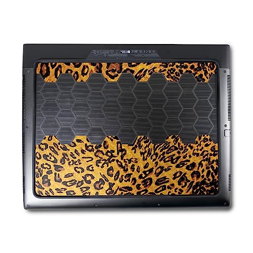 Image of MightySkins Carbon Fiber Skin Compatible with Alienware M18 R1 (2023) Full Wrap Kit - Cheetah Girl | Protective, Durable Textured Carbon Fiber Finish | Easy to Apply & Change Styles | Made in The USA