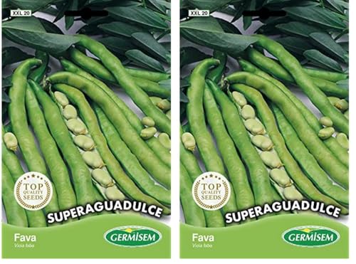 Germisem Super Aguadulce Semillas de Habas 100 g (Paquete de 2)