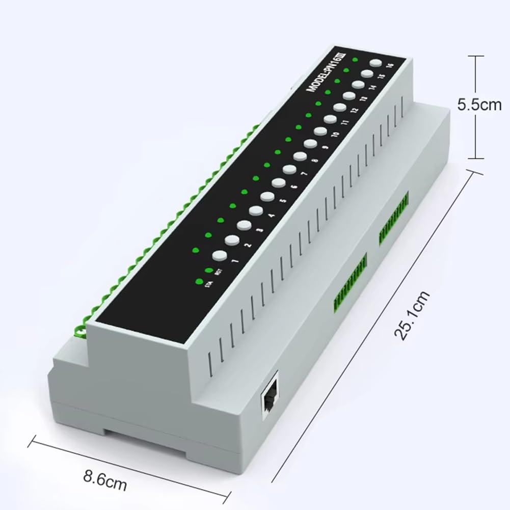 Home Control: Tuya Zigbee 16-Gang-Relais-Switch-, Remote-App und Sprachbetrieb, 110V-240V