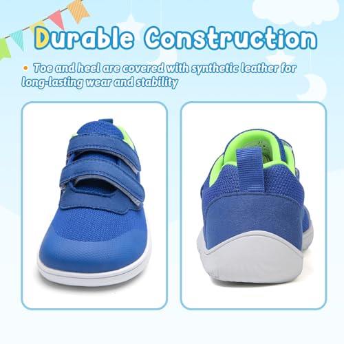 Kids Slip On Barefoot Toddler Boys/Girls Wide Toe Box Sneakers Zero Drop Minimalist Outdoor Activities Walking Running Shoes 6
