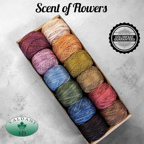Image of Valdani Pearl Cotton Sz 12 | Scent of Flowers | 110 Yds /Ball