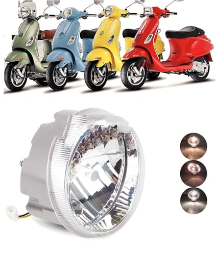 Phare moto pour Piaggio LX 125 150 optique avant de remplacement - 3