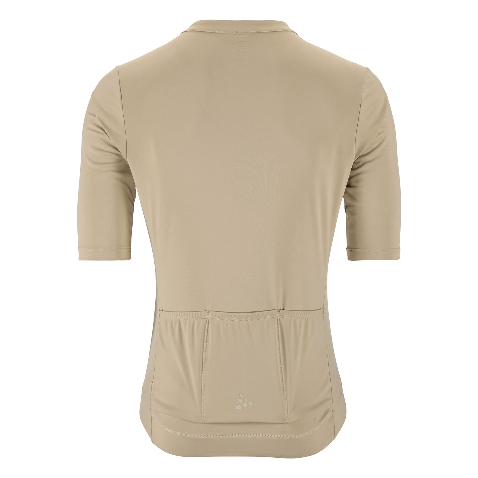 Craft Herren Trikot Radtrikot Kurzarmtrikot Funktionsshirt Endur Logo Jersey, Farbe:Beige, Größe:S, Artikel:-6080 hay