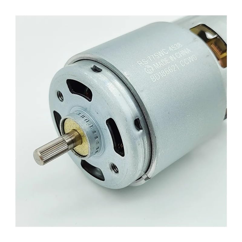 RS-775WC-4538 Electronic Starter DC 12V 18V 24V 8600RPM Large Torque Dual Shaft Knurled Shaft DIY Tools Polishing Machine