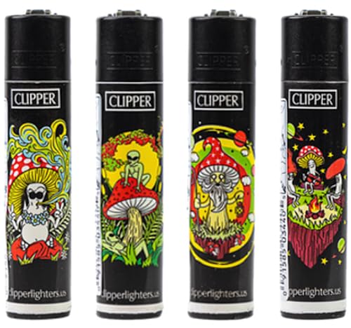 Encendedores Clipper 4 unidades Space Trip miniatura 1