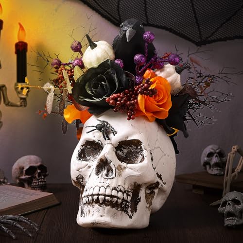 Daifunli Halloween Table Centerpieces Decorations Halloween Table Artificial Flowers Tabletop