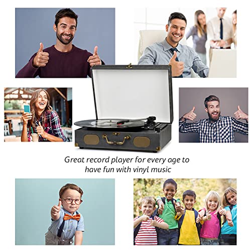 Platine Vinyle Bluetooth 33/45/78 AUX (Black) - Les Beatles, Paul McCartney, John Lennon, RIngo Starr, George Harrison Platine Vinyle Bluetooth 33/45/78 AUX (Black) – Image 7
