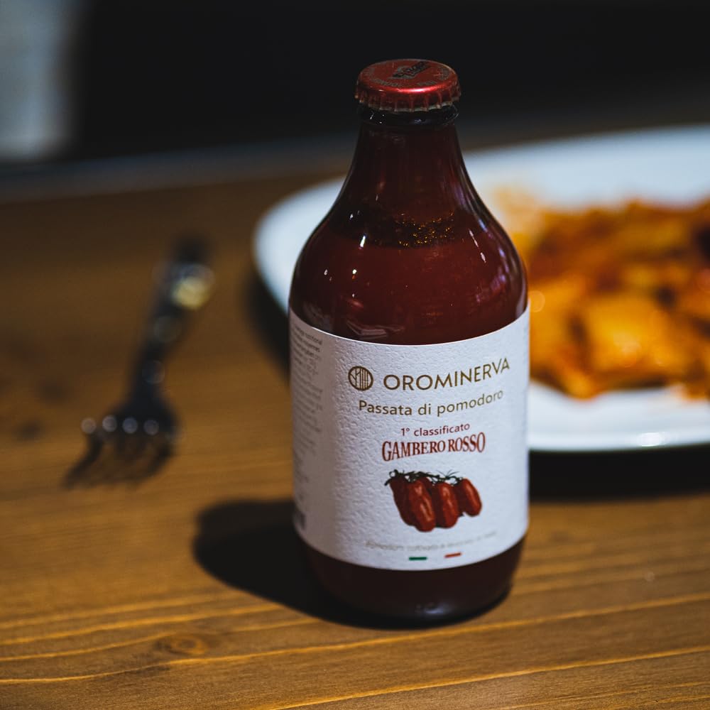 OROMINERVA - Passata di pomodoro artigianale 330 g - Confezione 12 pz