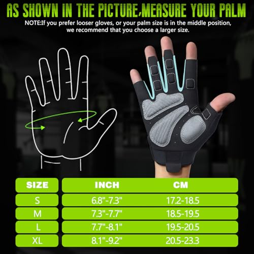 Seektop Workout Gloves for Men and Women, Weight Lifting Gloves with Full Protection, Excellent Grip, Gym, Breathable Exercise Gloves for Weightlifting, Fitness, Training