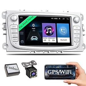 Android-autoradio voor Ford GPS navigatie CAMECHO 7 inch capacitief touchscreen Autoradio-speler WIFI Bluetooth FM Dual…