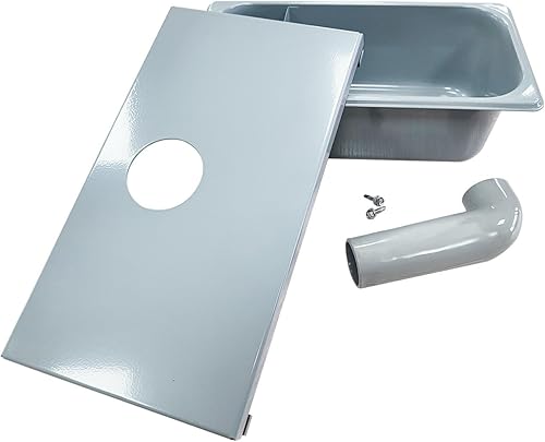 Miniatura 6 de Caja de grasa para ventilador de campana de toldo de restaurante | Accesorios de campana de acero inoxidable para restaurantes | Bandeja de goteo de