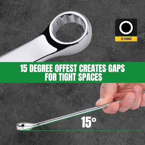 Image of SK 1 /2 inch Combination Wrench, SAE, Premium CR-V Steel