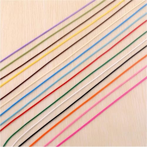 Cordón encerado de colores de 1,5mm para fabricación de joyas y artesanías, 10 metros 5