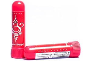 Breathe Deeply Aromatherapy Nasal Inhaler - Organic Energy Inhaler for Immediate Focus and Clarity