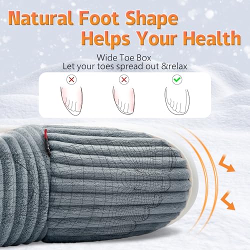 Slipper Booties Women Men Cloud Slippers Fluffy Slippers for Women Warm Thick Sole Anti-Skid House Shoes3