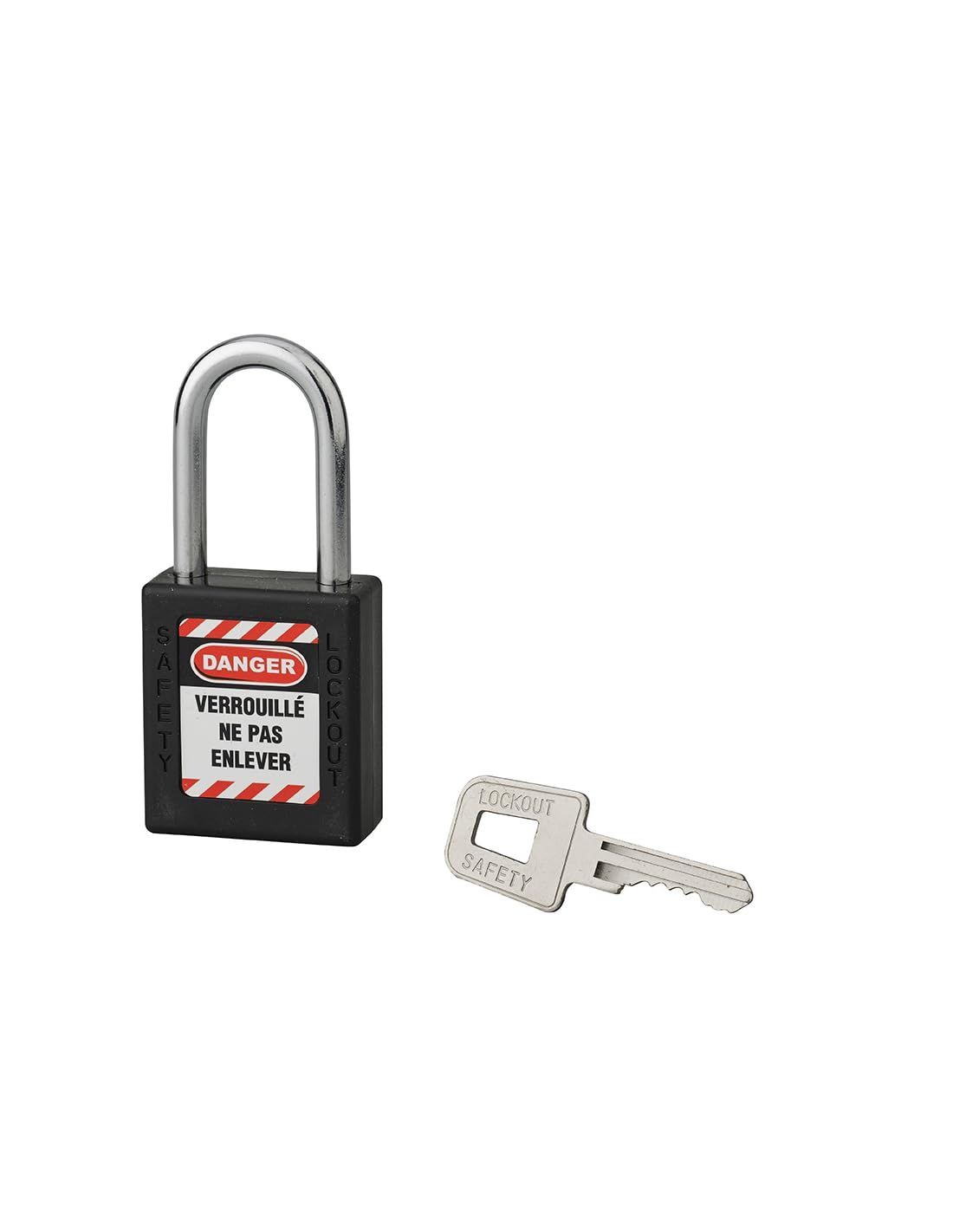 Cadenas De Consignation LOTO 40mm - Anse Acier Et Corps ABS - Sécurité Électrique Et Industrielle