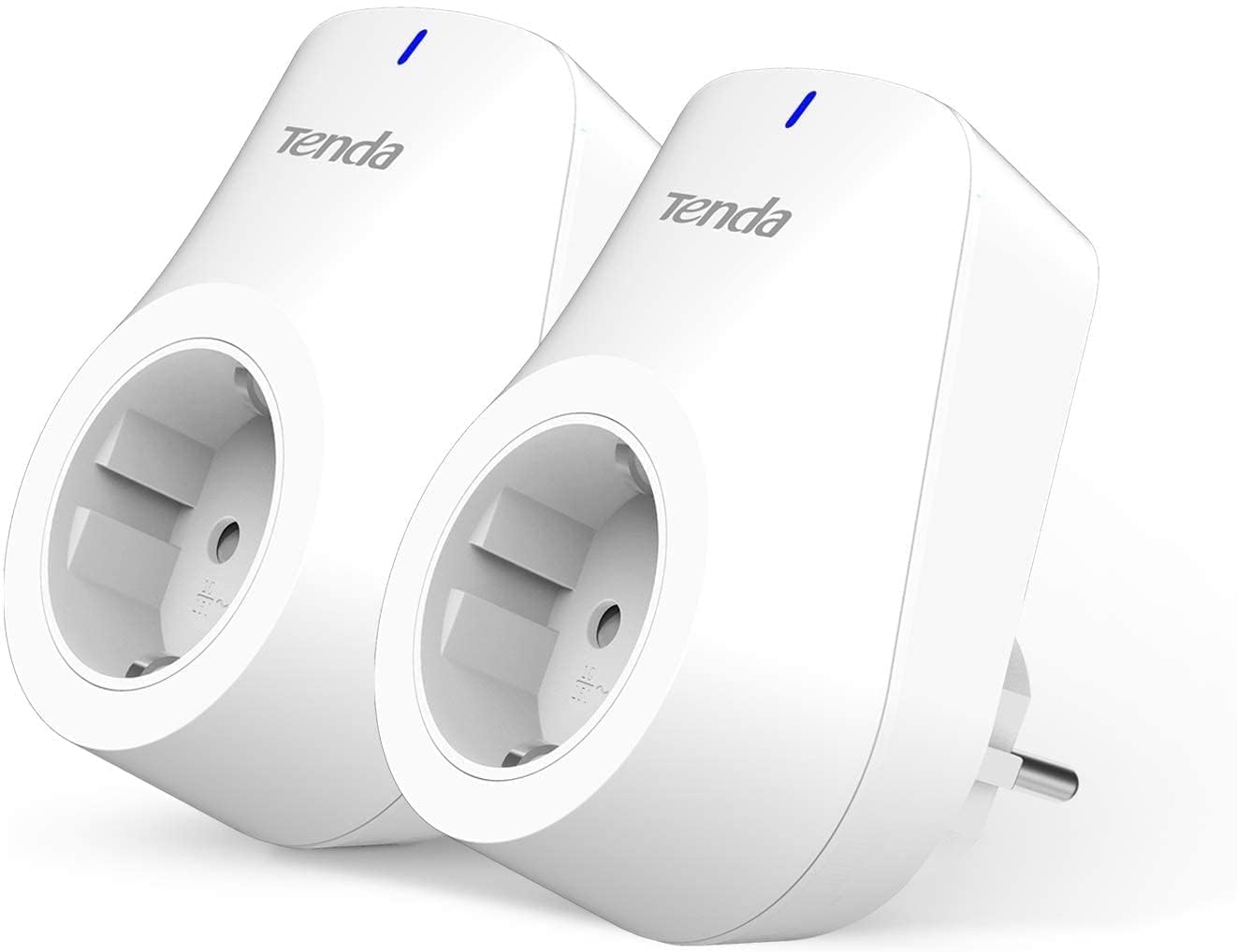 Tenda Tenda Presa Wi-Fi intelligente SP6, 16 A, spina telecomandata compatibile con Alexa& Google Home, controllo app e vocale, presa intelligente con timer/timer, senza hub necessario, confezione da 2