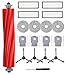 Produktbild Zubehörset für Roborock Q Revo,Ersatzteil Set für Roborock Q Revo,4 Seitenbürsten, 4 Filter, 4 Staubsammelbeutel, 4 Lumpen, 1 Rollbürste,1 Schraubendreher